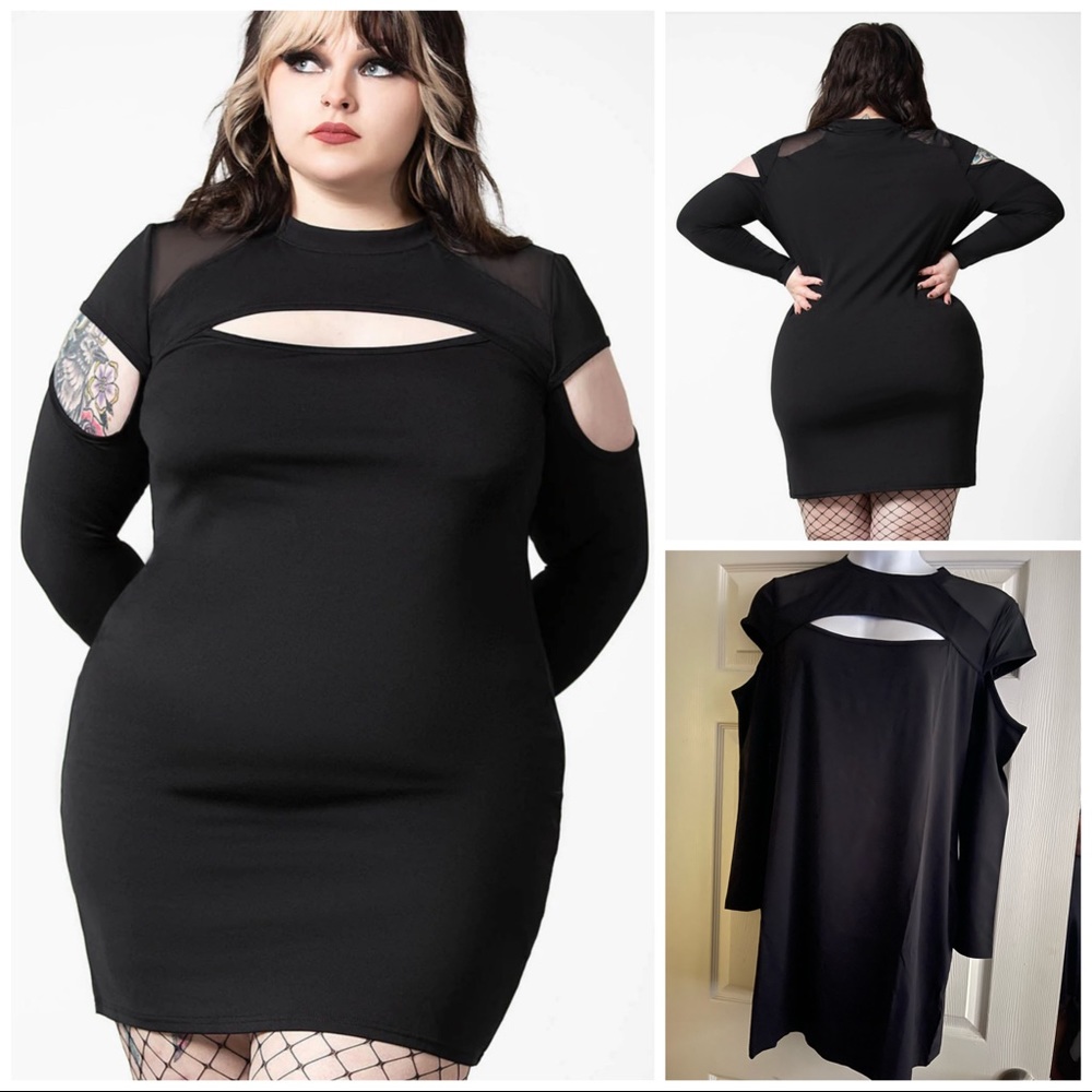 Killstar Cosmic Shift Long Sleeve Dress